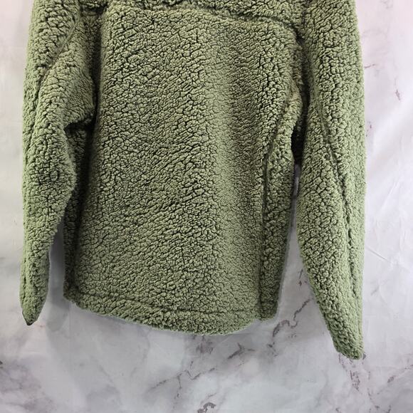 Chubbies Pullover Mens Small Green Fleece Quarter Zip High Pile Lasso Pink - Picture 7 of 10